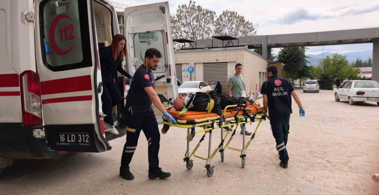 İnegöl'de Motosiklet Kazası: Bir Yaralı