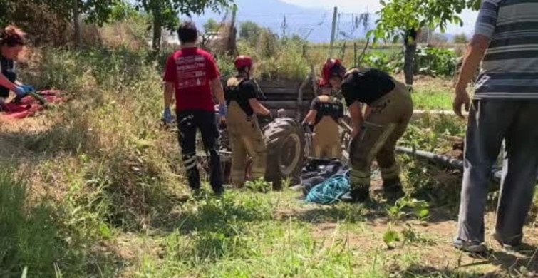 İnegöl'de traktör kazası: yaşlı adam ağır yaralandı, torunları hafif yaralandı