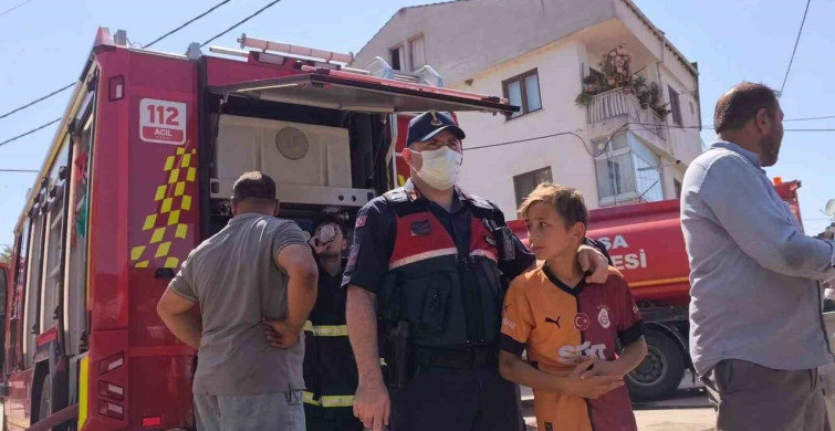 İnegöl'de yumurta deposunda çıkan yangın maddi hasara neden oldu