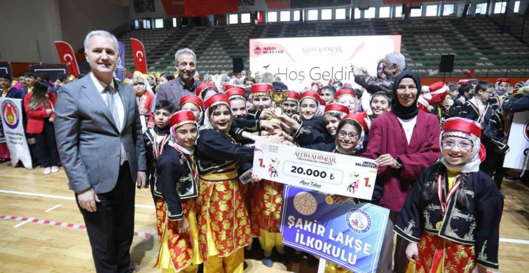 İnegöl'deki Altın Adımlar Yarışması'nın Kazananları Belli Oldu