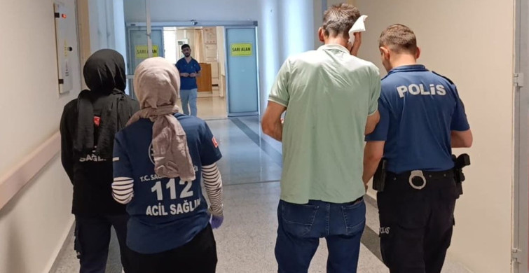 İnşaattan Düşen Malzeme Yaya Yaraladı