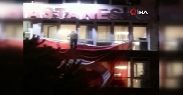 İntihar Etmek İsteyen Adam Türk Bayrağına Basınca Tepki Topladı
