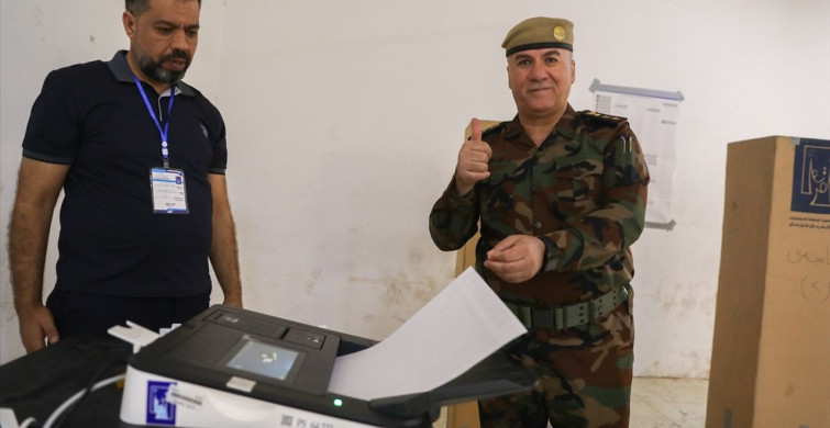 Irak'ta Güvenlik Güçleri Parlamento Seçimleri İçin Oy Kullanıyor