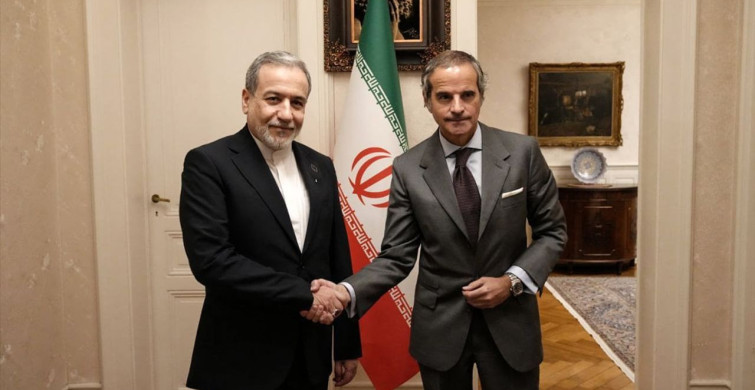 İran Dışişleri Bakanı Erakçi, UAEA Başkanı Grossi ile Nükleer Görüşmeler Öncesi Buluştu