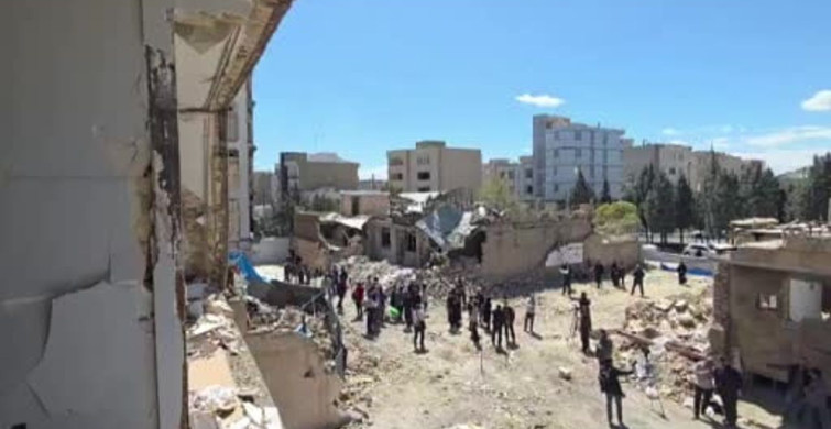 İran Kerec'te ABD ve İsrail Saldırılarından Sonra Yıkım Manzaraları