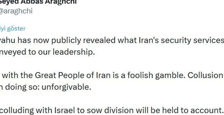 İran'dan Netanyahu'nun BAE Ziyaretine Sert Tepki