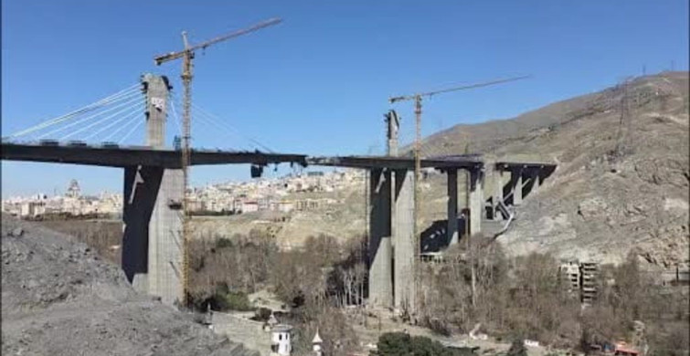 İran'ın En Yüksek Köprüsünde Hasar Tespit Edildi