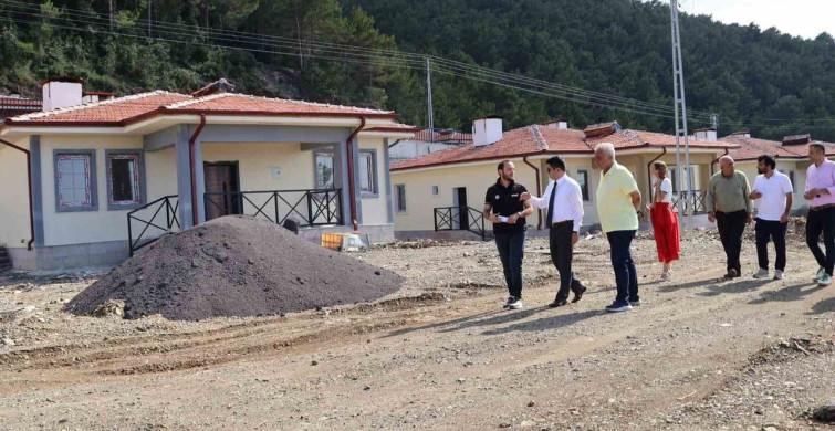 Işıklı Mahallesi’ndeki kırsal afet konutlarında sona gelindi