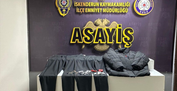 İskenderun'da Alışveriş Merkezinde Hırsızlık Yapan Zanlı Tutuklandı