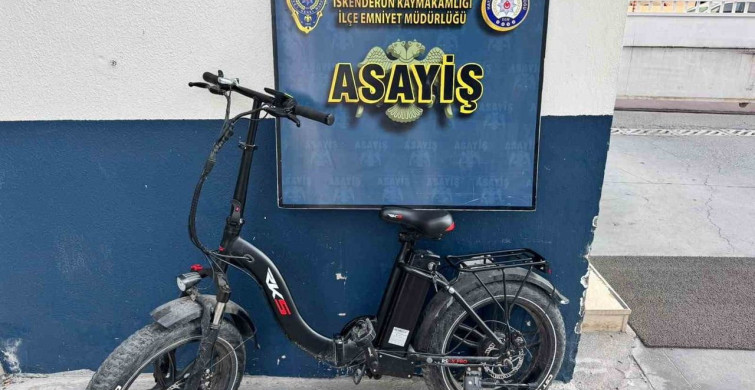 İskenderun'da elektrikli bisiklet hırsızları yakalandı