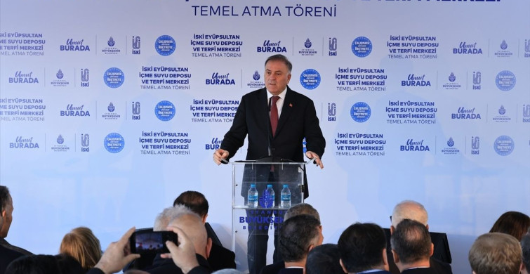 İSKİ Eyüpsultan İçme Suyu Deposu ve Terfi Merkezi'nin Temeli Atıldı