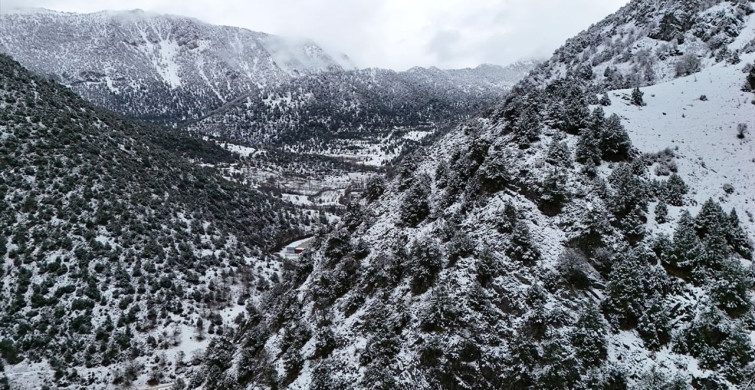 Isparta'nın Büyüleyici Kış Görüntüleri