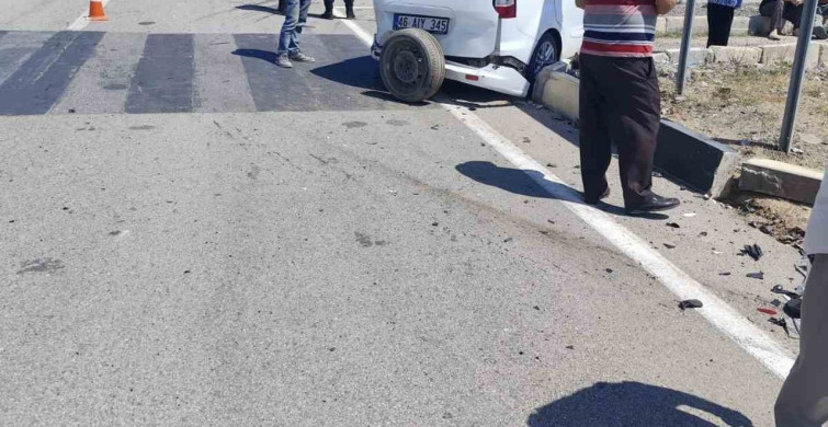 Isparta'nın Yalvaç ilçesinde trafik kazasında bir yaralı