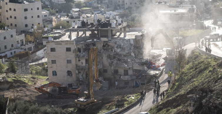 İsrail, Doğu Kudüs'te Filistinlilere Ait Binayı Yıktı