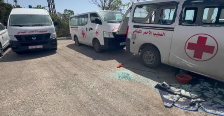 İsrail'in Tire'deki Kızılhaç Merkezine Saldırısı