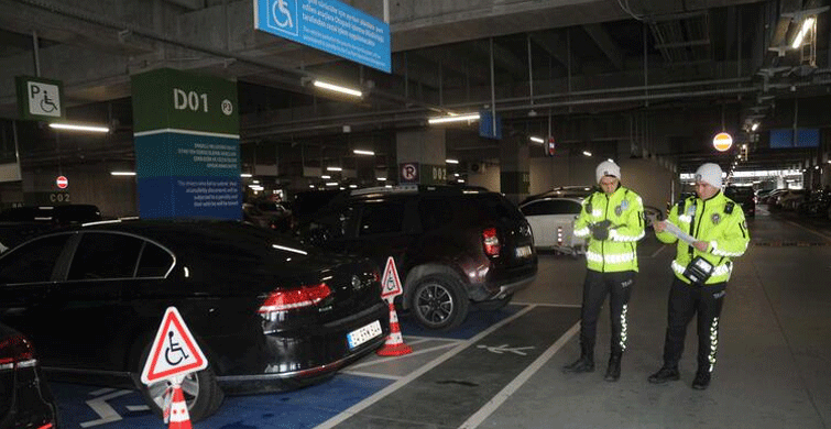 İstanbul Havalimanı'nda Engelli Park Yeri Denetimi Yapıldı