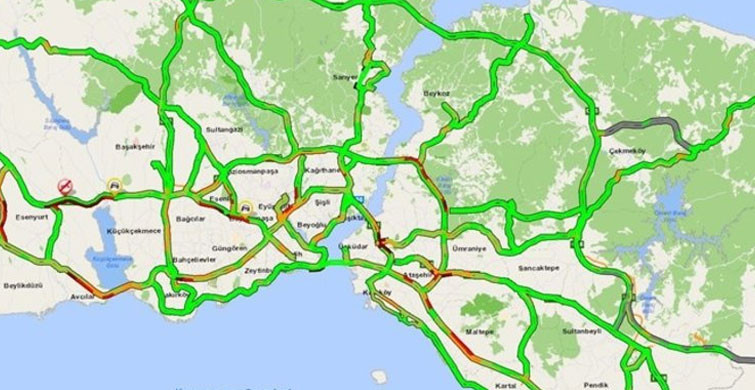İstanbul Trafiği Ramazan Ayına Sakin Başladı