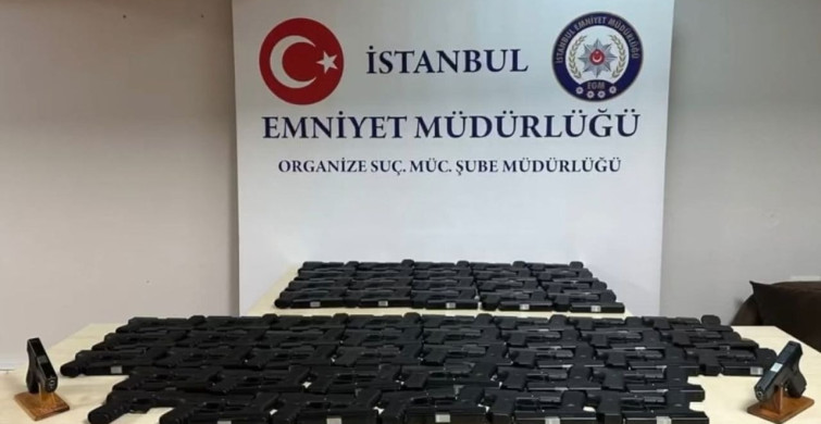 İstanbul'da Kaçak Silah Operasyonu: 113 Tabanca Ele Geçirildi