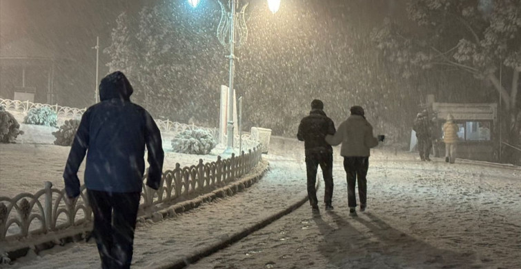 İstanbul'da Kar Yağışı Etkisini Gösteriyor