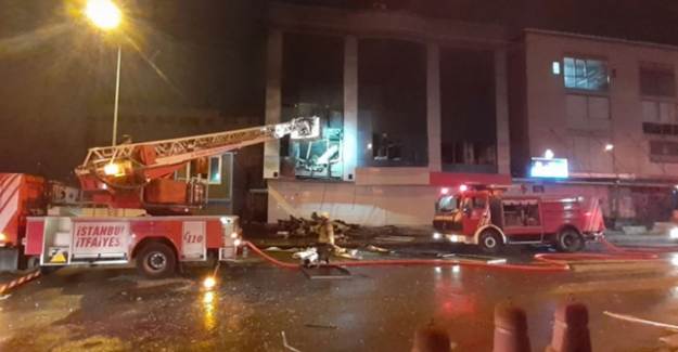 İstanbul'da Önce Patlama Sonra Yangın