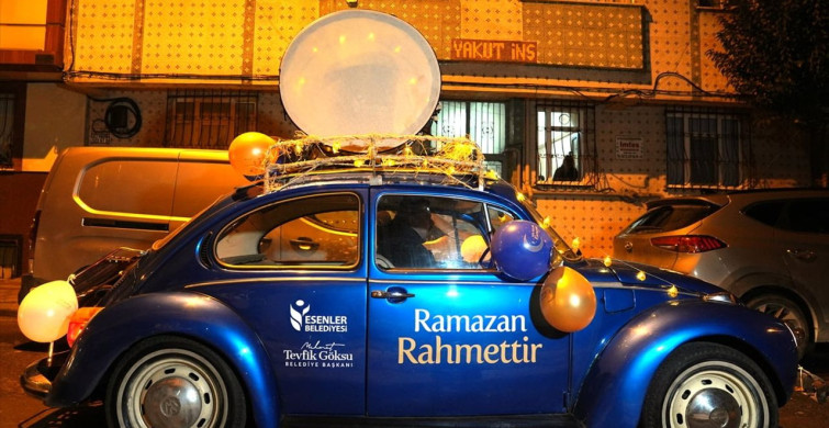 İstanbul'da Ramazan Davulcularının Coşkusu