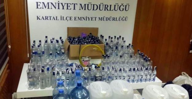 İstanbul'da Sahte İçki Operasyonu