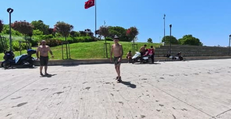 İstanbul'da sıcak hava etkili: deniz ve gölgelerde serinleme çabası