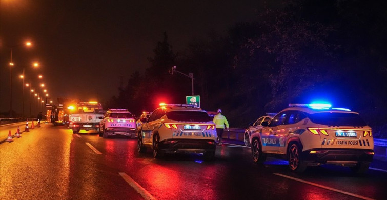 İstanbul'da TEM Otoyolu'nda Trafik Kazası