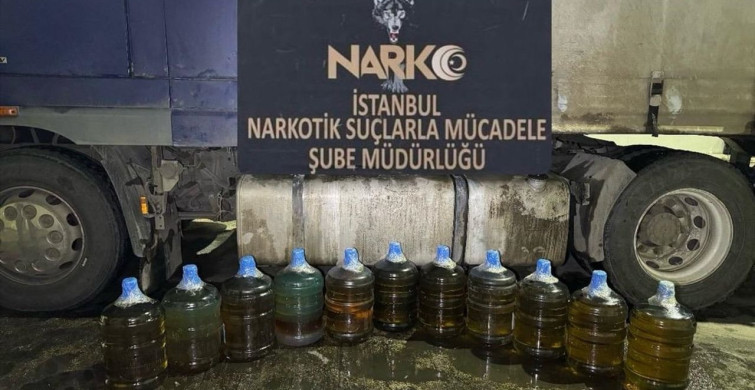 İstanbul'da Uyuşturucu Operasyonu: 183 Litre Ele Geçirildi