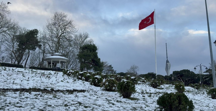 İstanbul'da Yeni Yılın İlk Karı