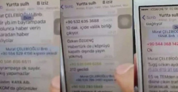İşte Darbecilerin Tüm WhatsApp Yazışmaları
