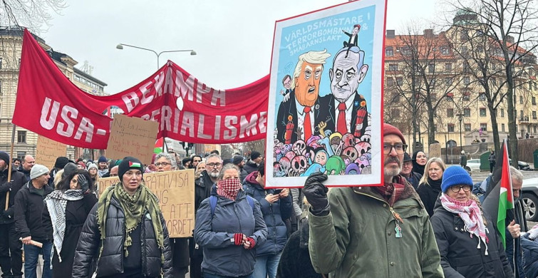 İsveç'te Batı Şeria İlhakına Karşı Protesto
