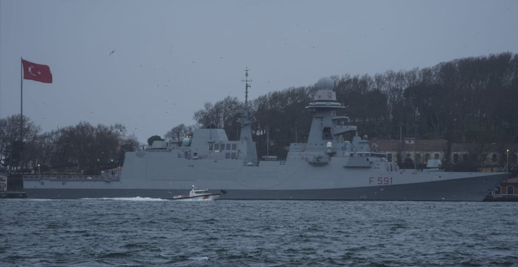İtalyan Fırkateyni İstanbul'da: NATO Deniz Görev Grubu-2 Ziyareti