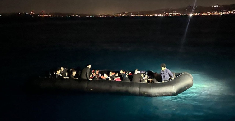 İzmir Açıklarında 43 Düzensiz Göçmen Yakalandı