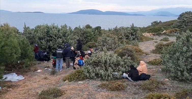 İzmir Açıklarında Düzensiz Göçmen Operasyonu