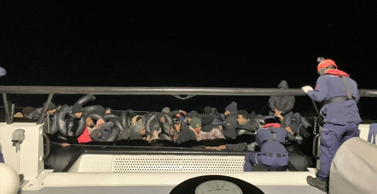 İzmir Açıklarında Düzensiz Göçmen Operasyonu