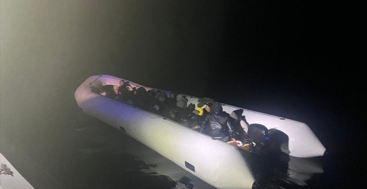 İzmir Açıklarında Düzensiz Göçmen Operasyonu