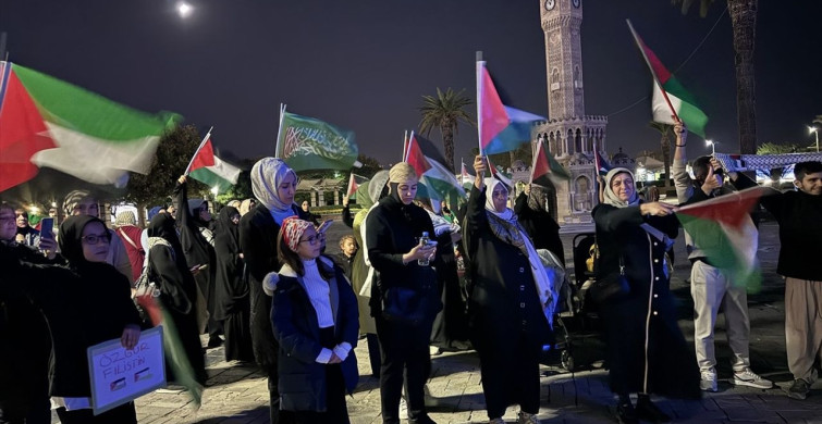İzmir, Aydın ve Uşak Küresel Sumud Filosu İçin Sokakta