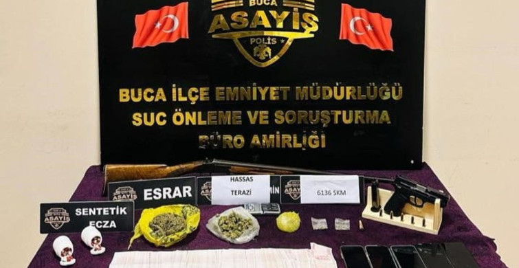 İzmir Buca'da Uyuşturucu Operasyonu: 5 Gözaltı