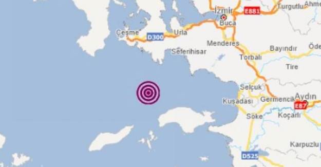 İzmir'de Artçı Deprem Meydana Geldi