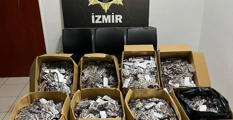 İzmir'de Büyük Uyuşturucu Operasyonu: 168 Bin 448 Hap Ele Geçirildi