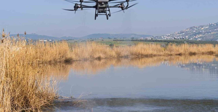 İzmir'de Dronlu İlaçlama ile Sinek Mücadelesi