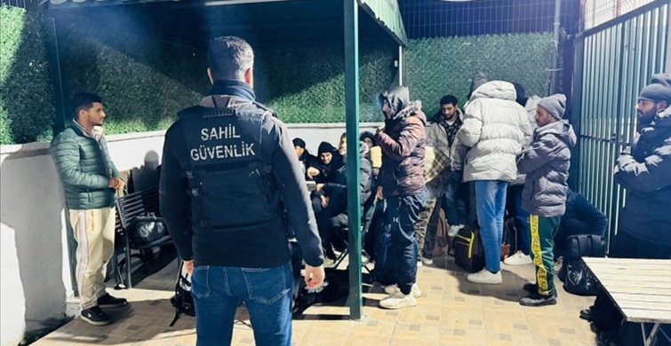 İzmir'de Düzensiz Göçmen Operasyonu