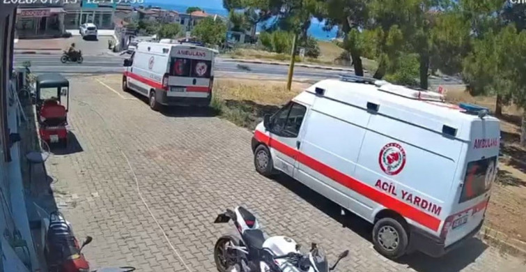 İzmir’de fatal kaza anı güvenlik kamerasında kaydedildi