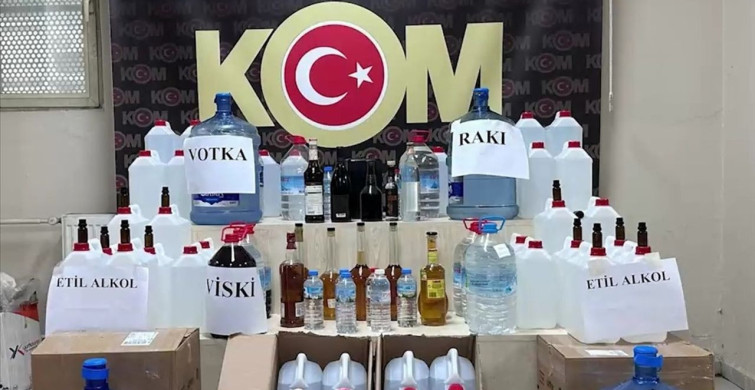 İzmir'de Kaçak İçki Operasyonunda 4 Tutuklama