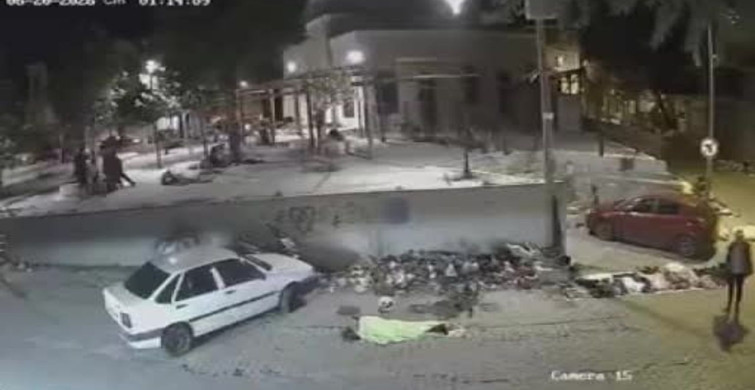 İzmir’de otomobil, kaldırımda uyuyan adamın üzerinden geçti