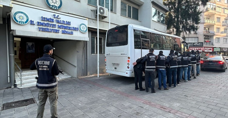 İzmir'de Suç Örgütüne Operasyon: 7 Tutuklama