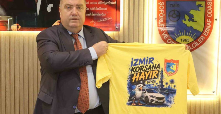 İzmir'de taksicilerden korsana hayır mesajı