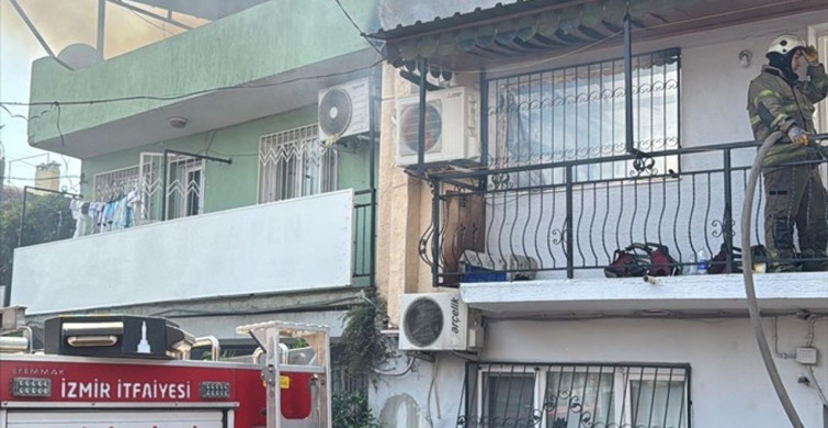 İzmir'de Yangın Paniği: Çevredeki Evler Tehlikede