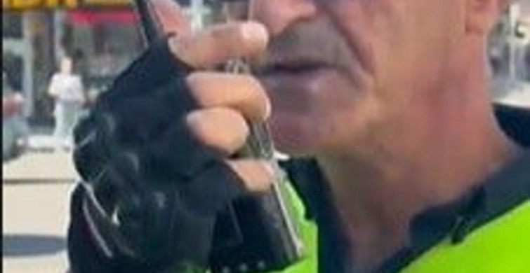 İzmir'in efsane trafik polisi emekli oldu